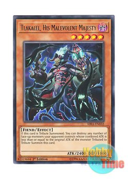画像1: 英語版 RIRA-EN032 Tlakalel, His Malevolent Majesty 邪王トラカレル (レア) 1st Edition