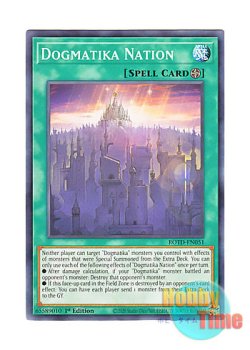 画像1: 英語版 ROTD-EN051 Dogmatika Nation 教導国家ドラグマ (ノーマル) 1st Edition
