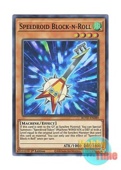 画像1: 英語版 ROTD-EN089 Speedroid Block-n-Roll SRブロックンロール (スーパーレア) 1st Edition