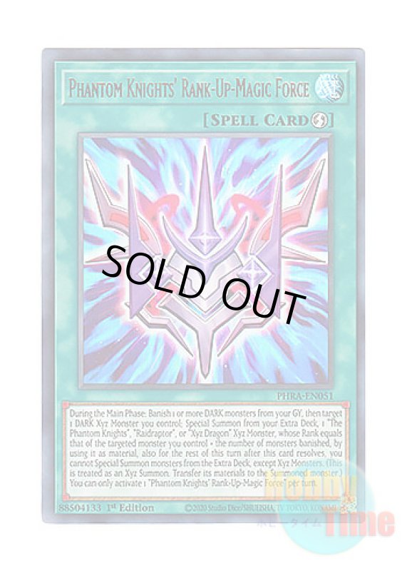 画像1: 英語版 PHRA-EN051 Phantom Knights' Rank-Up-Magic Force RUM－ファントム・フォース (ウルトラレア) 1st Edition (1)