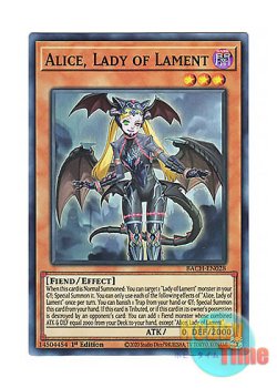 画像1: 英語版 BACH-EN028 Alice, Lady of Lament 悪魔嬢アリス (スーパーレア) 1st Edition