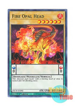 画像1: 英語版 BACH-EN092 Fire Opal Head ファイヤーオパールヘッド (ノーマル) 1st Edition