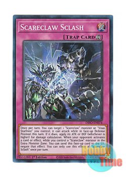 画像1: 英語版 DIFO-EN074 Scareclaw Sclash 肆世壊の牙掌突 (スーパーレア) 1st Edition