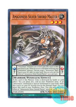 画像1: 英語版 DABL-EN094 Amazoness Silver Sword Master アマゾネスの銀剣使い (ノーマル) 1st Edition