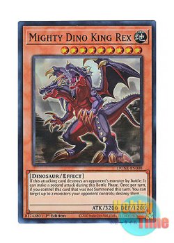画像1: 英語版 DUNE-EN008 Mighty Dino King Rex 竜王キング・レックス (スーパーレア) 1st Edition