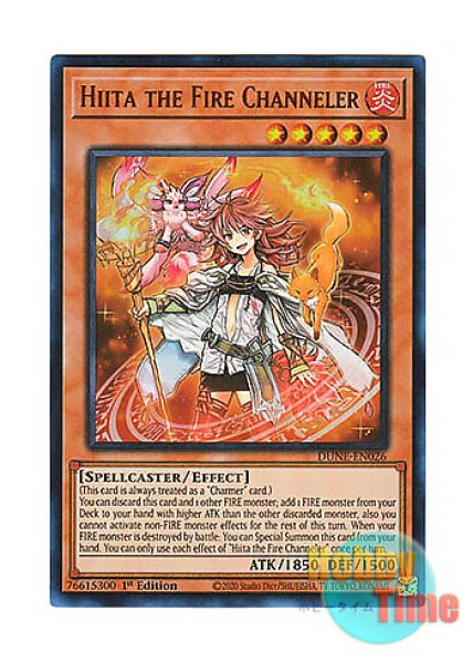 英語版 DUNE-EN026 Hiita the Fire Channeler 火霊媒師ヒータ