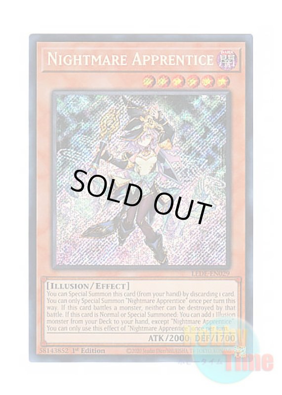 画像1: 英語版 LEDE-EN029 Nightmare Apprentice 幻惑の見習い魔術師 (シークレットレア) 1st Edition (1)