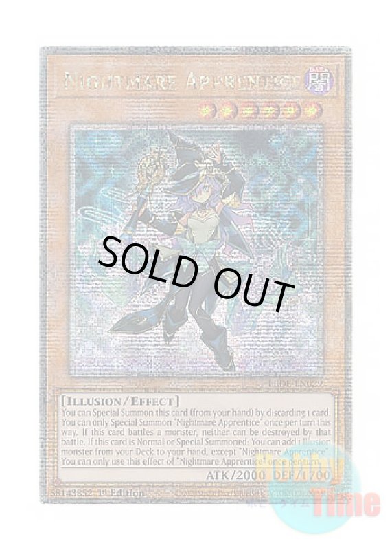 画像1: 英語版 LEDE-EN029 Nightmare Apprentice 幻惑の見習い魔術師 (クォーターセンチュリーシークレットレア) 1st Edition (1)