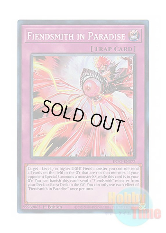 画像1: 英語版 INFO-EN072 Fiendsmith in Paradise 刻まれし魔の楽園 (スーパーレア) 1st Edition (1)
