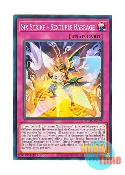 画像1: 英語版 SUDA-EN078 Six Strike - Sextuple Barrage 六武式真伝天魔六段衝 (ノーマル) 1st Edition