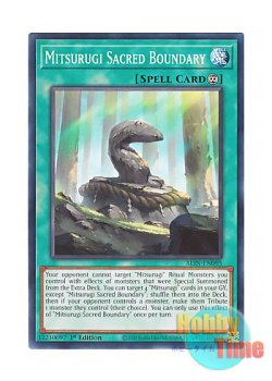 画像1: 英語版 ALIN-EN095 Mitsurugi Sacred Boundary 巳剣之磐境 (ノーマル) 1st Edition