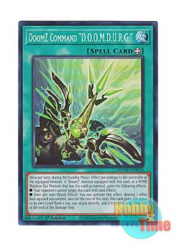 画像1: 英語版 DOOD-EN058 DoomZ Command "D.O.O.M.D.U.R.G." 終刻起動『D.O.O.M.D.U.R.G.』 (スーパーレア) 1st Edition