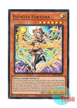 画像1: 英語版 BPRO-EN012 Elfnote Fortuna 耀聖の月詩フォルトナ (スーパーレア) 1st Edition