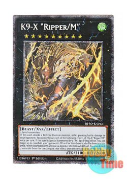画像1: 英語版 BPRO-EN043 K9-X "Ripper/M" K９－EX “Ripper／M” (スターライトレア) 1st Edition
