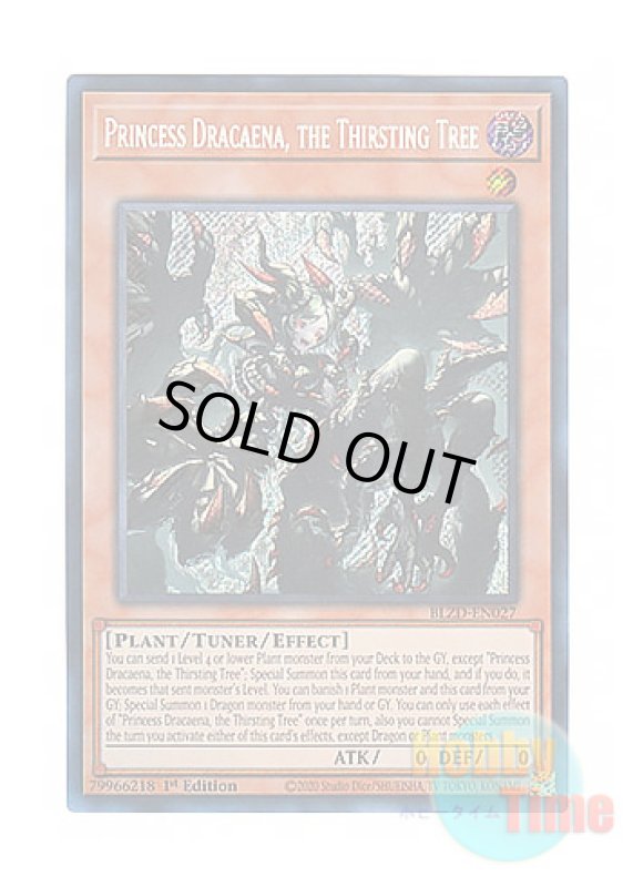 画像1: 英語版 BLZD-EN027 Princess Dracaena, the Thirsting Tree 血樹竜姫ドラセレア (シークレットレア) 1st Edition (1)