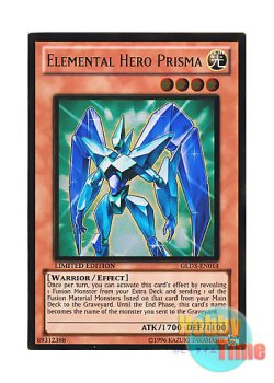 画像1: 英語版 GLD3-EN014 Elemental Hero Prisma Ｅ・ＨＥＲＯ プリズマー (ゴールドレア) Limited Edition