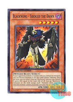 画像1: 英語版 GLD3-EN023 Blackwing - Sirocco the Dawn ＢＦ－暁のシロッコ (ノーマル) Limited Edition