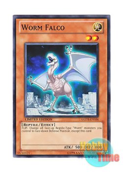 画像1: 英語版 GLD3-EN034 Worm Falco ワーム・ファルコ (ノーマル) Limited Edition