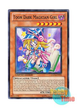 画像1: 英語版 GLD4-EN015 Toon Dark Magician Girl トゥーン・ブラック・マジシャン・ガール (ノーマル) Limited Edition