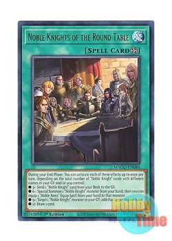 画像1: 英語版 MAGO-EN086 Noble Knights of the Round Table 円卓の聖騎士 (レア：ゴールド) 1st Edition