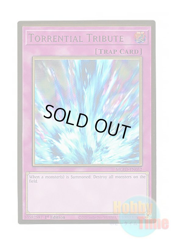 画像1: 英語版 MGED-EN052 Torrential Tribute 激流葬 (プレミアムゴールドレア) 1st Edition (1)