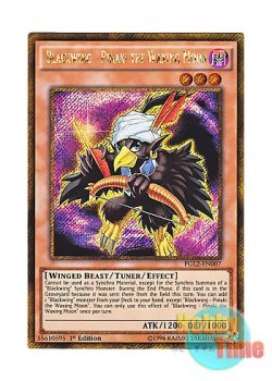 画像1: 英語版 PGL2-EN007 Blackwing - Pinaki the Waxing Moon BF－上弦のピナーカ (ゴールドシークレットレア) 1st Edition