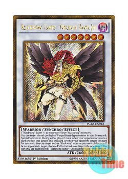 画像1: 英語版 PGL2-EN012 Blackwing Tamer - Obsidian Hawk Joe BF T－漆黒のホーク・ジョー (ゴールドシークレットレア) 1st Edition