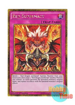 画像1: 英語版 PGL3-EN020 Red Supremacy レッド・スプレマシー (ゴールドシークレットレア) 1st Edition