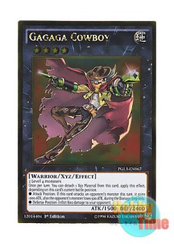 画像1: 英語版 PGL3-EN067 Gagaga Cowboy ガガガガンマン (ゴールドレア) 1st Edition
