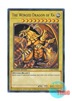画像1: 英語版 LC01-EN003 The Winged Dragon of Ra ラーの翼神竜 (ウルトラレア) Limited Edition (25th Anniversary Edition)