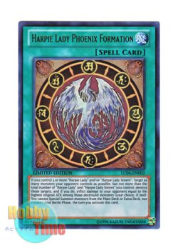 画像1: 英語版 LC04-EN002 Harpie Lady Phoenix Formation ハーピィ・レディ －鳳凰の陣－ (ウルトラレア) Limited Edition