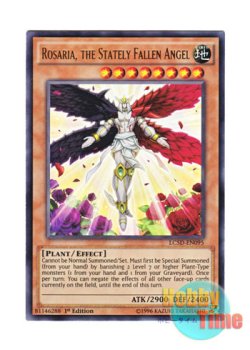 画像1: 英語版 LC5D-EN095 Rosaria, the Stately Fallen Angel 大凛魔天使ローザリアン (ウルトラレア) 1st Edition