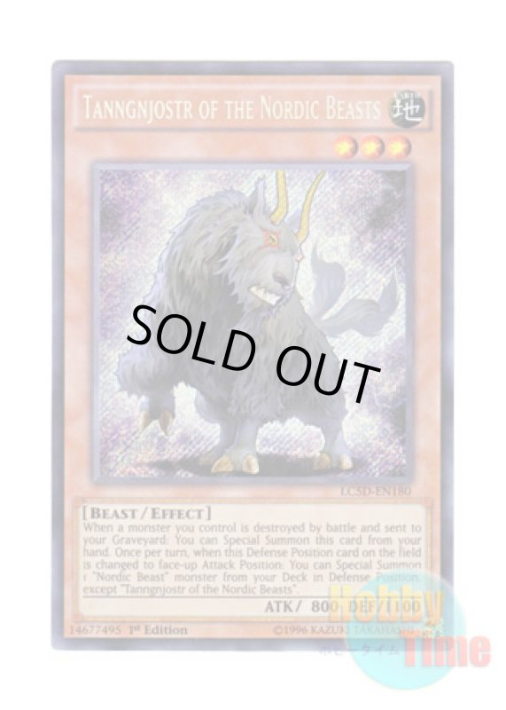 画像1: 英語版 LC5D-EN180 Tanngnjostr of the Nordic Beasts 極星獣タングニョースト (シークレットレア) 1st Edition (1)