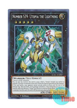画像1: 英語版 LCKC-EN087 Number S39: Utopia the Lightning SNo.39 希望皇ホープ・ザ・ライトニング (シークレットレア) 1st Edition