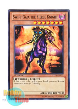 画像1: 英語版 LCYW-EN031 Swift Gaia the Fierce Knight 疾風の暗黒騎士ガイア (ノーマル) 1st Edition