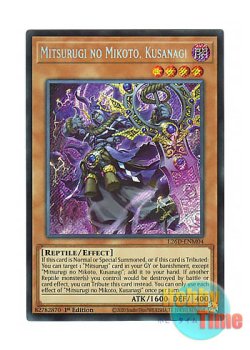 画像1: 英語版 L26D-ENM04 Mitsurugi no Mikoto, Kusanagi 巳剣之尊 草那藝 (シークレットレア) 1st Edition