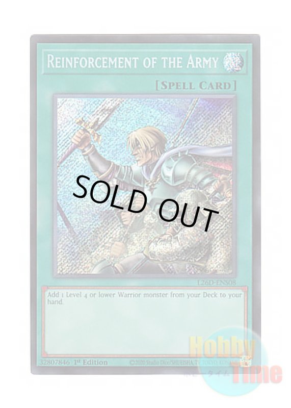 画像1: 英語版 L26D-ENS08 Reinforcement of the Army 増援 (シークレットレア) 1st Edition (1)