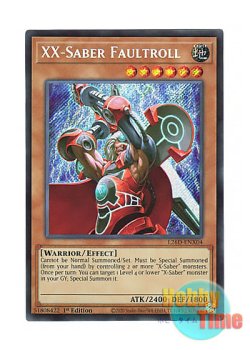 画像1: 英語版 L26D-ENX04 XX-Saber Faultroll XX－セイバー フォルトロール (シークレットレア) 1st Edition