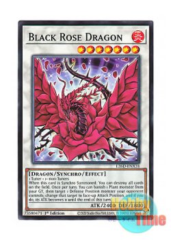 画像1: 英語版 L26D-ENX31 Black Rose Dragon ブラック・ローズ・ドラゴン (ノーマル) 1st Edition