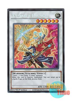 画像1: 英語版 L26D-ENX35 XX-Saber Hyunlei XX－セイバー ヒュンレイ (シークレットレア) 1st Edition