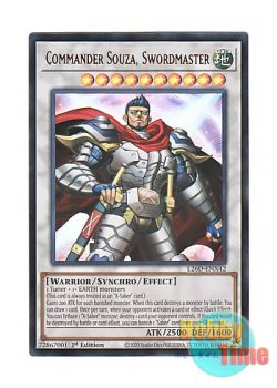 画像1: 英語版 L26D-ENX42 Commander Souza, Swordmaster 総剣司令 ソウザ (ウルトラレア) 1st Edition