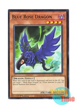 画像1: 英語版 L5DD-ENA05 Blue Rose Dragon ブルーローズ・ドラゴン (ノーマル) 1st Edition