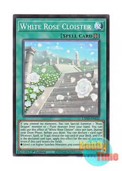 画像1: 英語版 L5DD-ENA22 White Rose Cloister 白薔薇の回廊 (ノーマル) 1st Edition