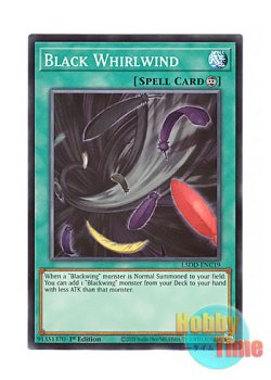 画像1: 英語版 L5DD-ENC19 Black Whirlwind 黒い旋風 (ノーマル) 1st Edition