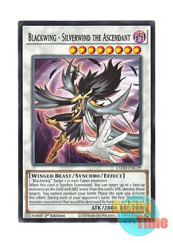 画像1: 英語版 L5DD-ENC29 Blackwing - Silverwind the Ascendant BF－孤高のシルバー・ウィンド (ノーマル) 1st Edition