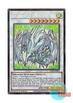 画像1: 英語版 L5DD-ENS01 Stardust Dragon スターダスト・ドラゴン (シークレットレア) 1st Edition