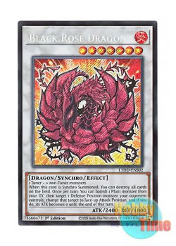 画像1: 英語版 L5DD-ENS02 Black Rose Dragon ブラック・ローズ・ドラゴン (シークレットレア) 1st Edition