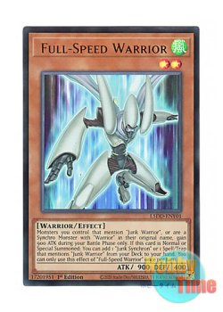 画像1: 英語版 L5DD-ENY01 Full-Speed Warrior フルスピード・ウォリアー (ウルトラレア) 1st Edition