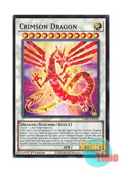 画像1: 英語版 L5DD-ENY41 Crimson Dragon 赤き竜 (ノーマル) 1st Edition
