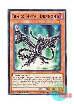 画像1: 英語版 LDK2-ENJ06 Black Metal Dragon 黒鋼竜 (ノーマル) 1st Edition